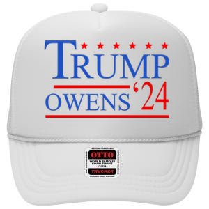 Trump Owens 2024 High Crown Mesh Back Trucker Hat