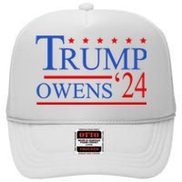 Trump Owens 2024 High Crown Mesh Back Trucker Hat