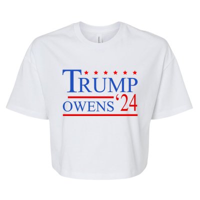 Trump Owens 2024 Bella+Canvas Jersey Crop Tee