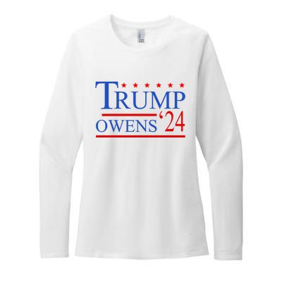 Trump Owens 2024 Womens CVC Long Sleeve Shirt