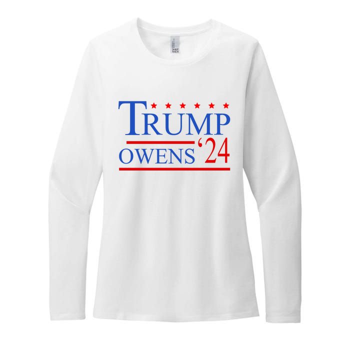 Trump Owens 2024 Womens CVC Long Sleeve Shirt