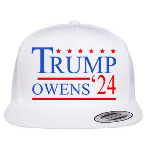 Trump Owens 2024 Flat Bill Trucker Hat