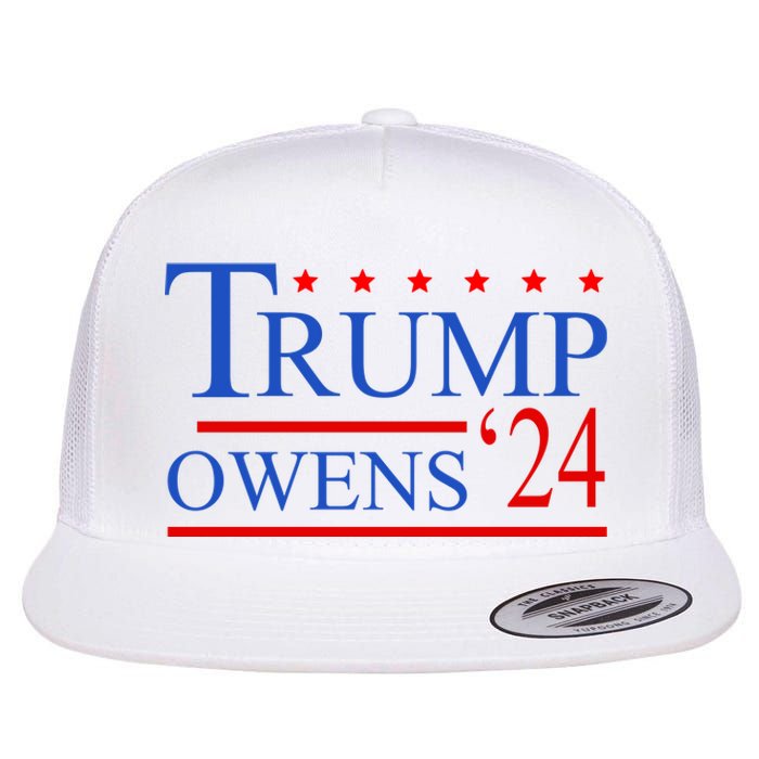 Trump Owens 2024 Flat Bill Trucker Hat