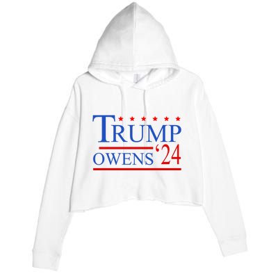 Trump Owens 2024 Crop Fleece Hoodie