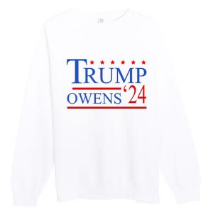 Trump Owens 2024 Premium Crewneck Sweatshirt