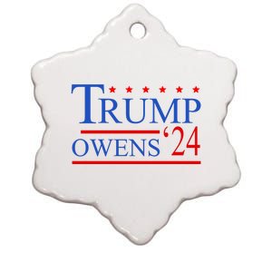 Trump Owens 2024 Ceramic Star Ornament