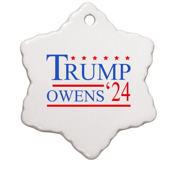 Trump Owens 2024 Ceramic Star Ornament