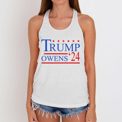 Trump Owens 2024 Women's Knotted Racerback Tank