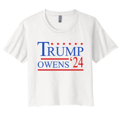 Trump Owens 2024 Women's Crop Top Tee