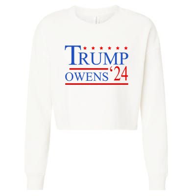 Trump Owens 2024 Cropped Pullover Crew