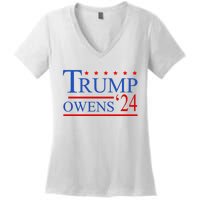 Trump Owens 2024 Women's V-Neck T-Shirt