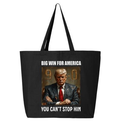 Trump On 90 Dems Big Win For American Antibiden 25L Jumbo Tote