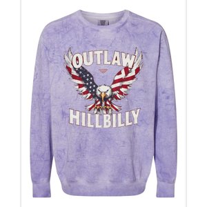 The Outlaw And The Hillbilly Colorblast Crewneck Sweatshirt