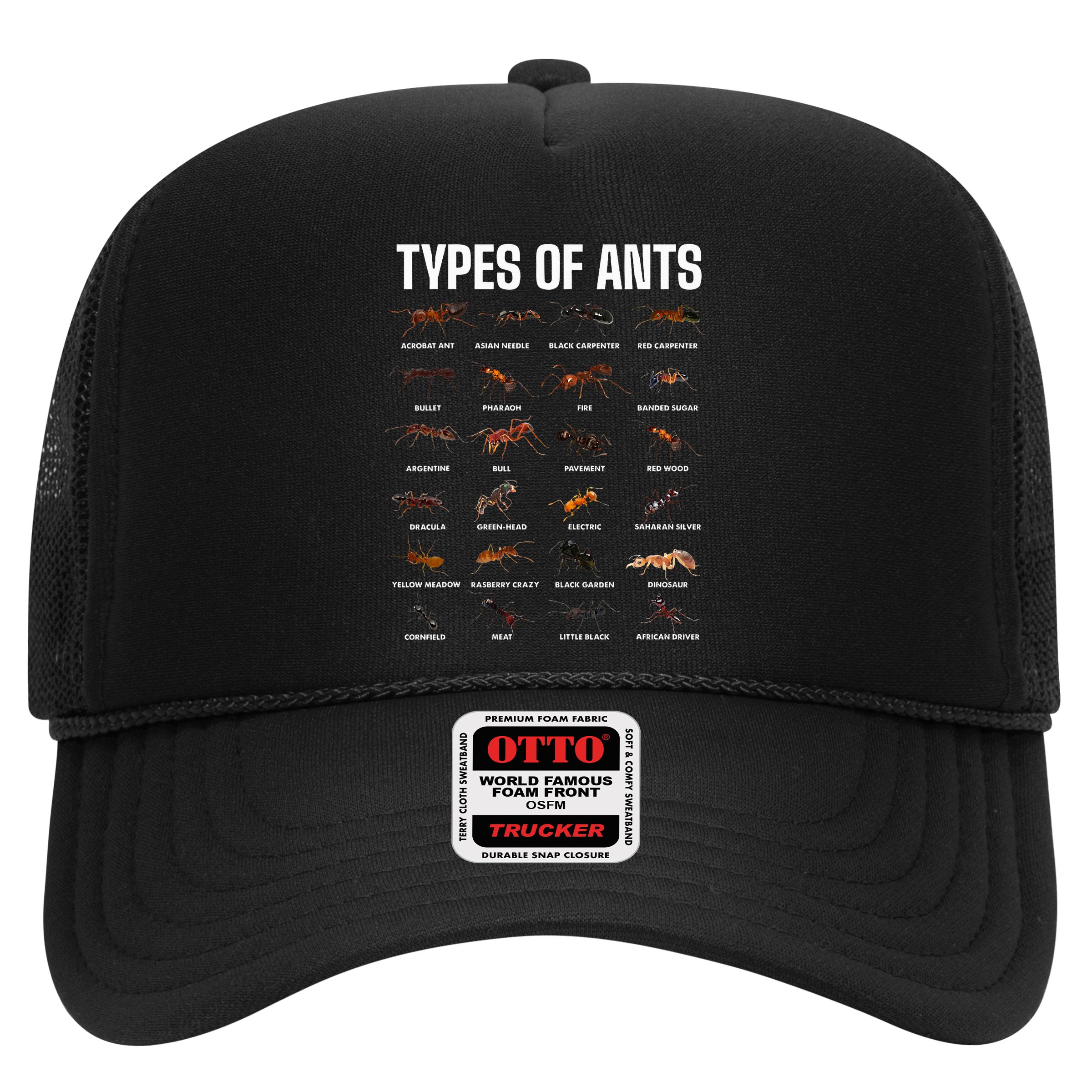Types Of Ants For Ant Keeper Lovers Hat