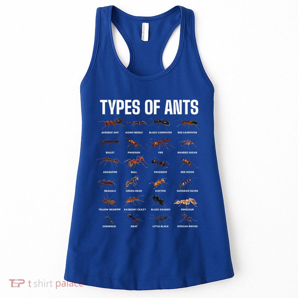 Types Of Ants For Ant Keeper Lovers Womens Tank Top
