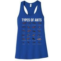 Types Of Ants For Ant Keeper Lovers Women's Racerback Tank