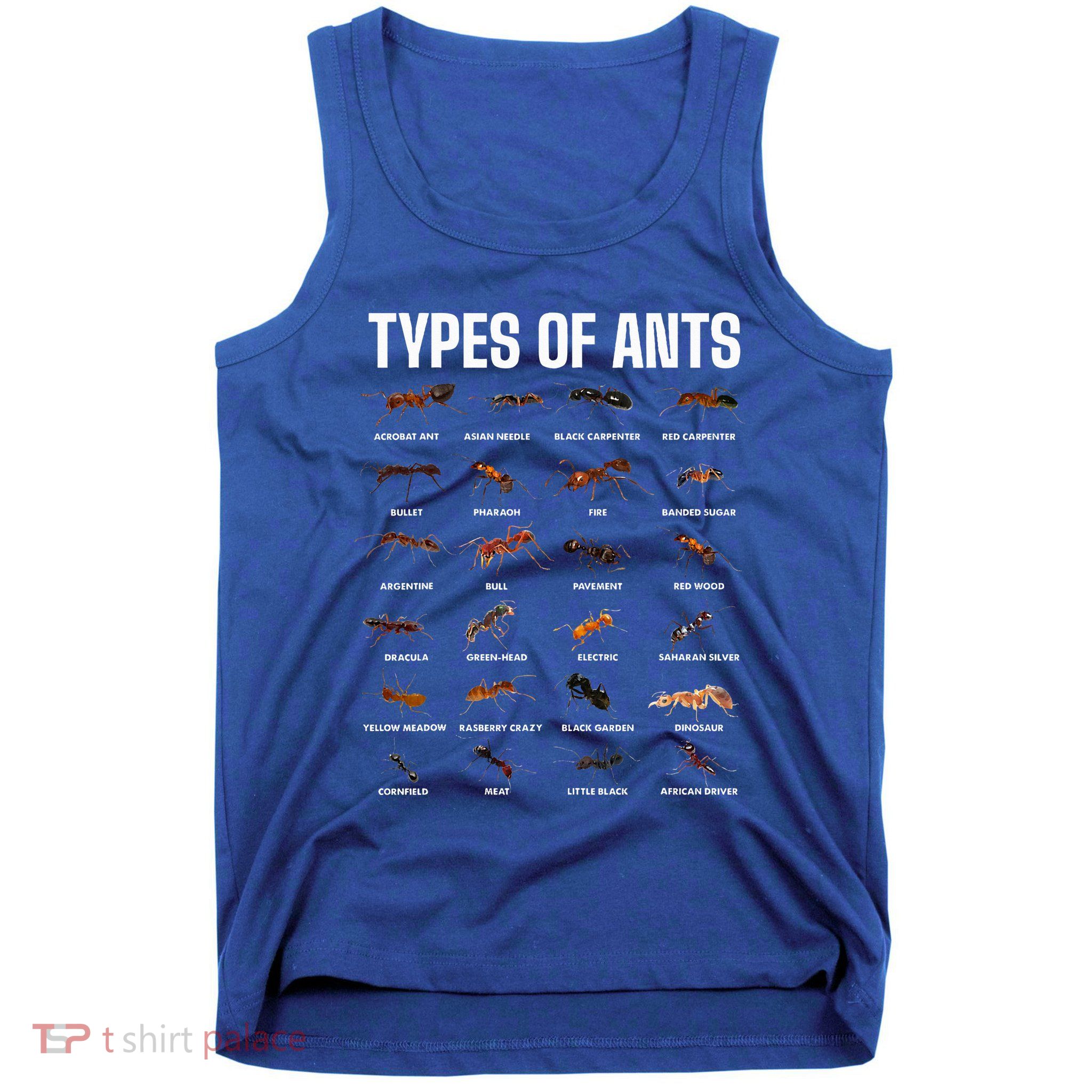 Types Of Ants For Ant Keeper Lovers Tank Top