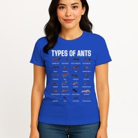 Types Of Ants For Ant Keeper Lovers Womens T-Shirt