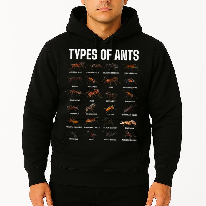 Types Of Ants For Ant Keeper Lovers Hoodie