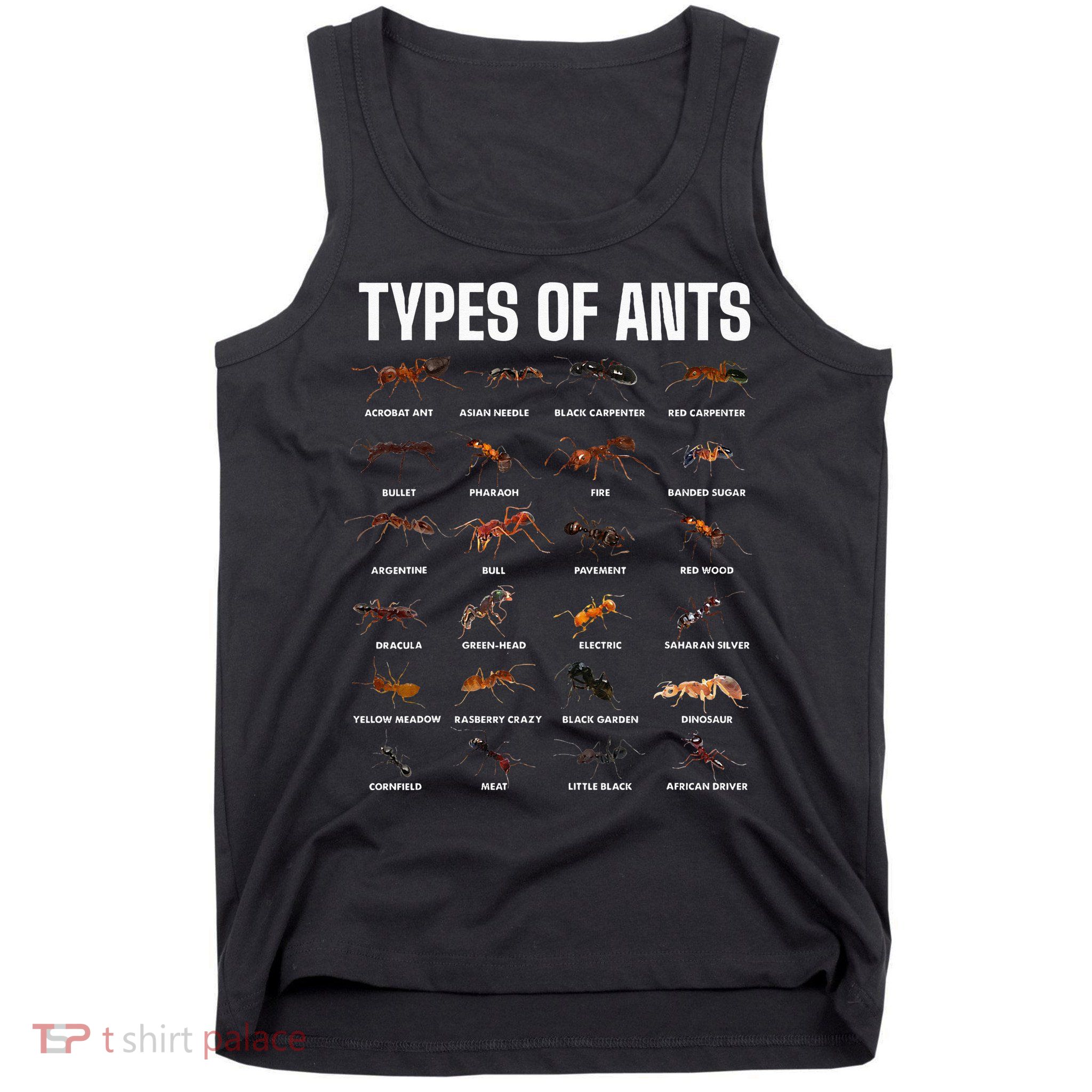 Types Of Ants For Ant Keeper Lovers Tank Top