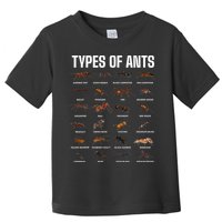 Types Of Ants For Ant Keeper Lovers Toddler T-Shirt