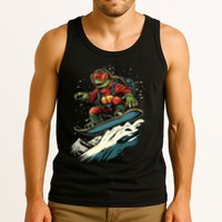 Turtle On A Snowboard Snowboarding Tank Top