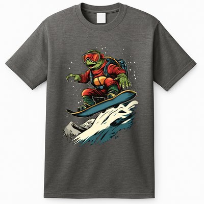 Turtle On A Snowboard Snowboarding T-Shirt