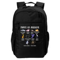 Types of Axolotl Shirt Cute Different Species of Axolotls  Backpack