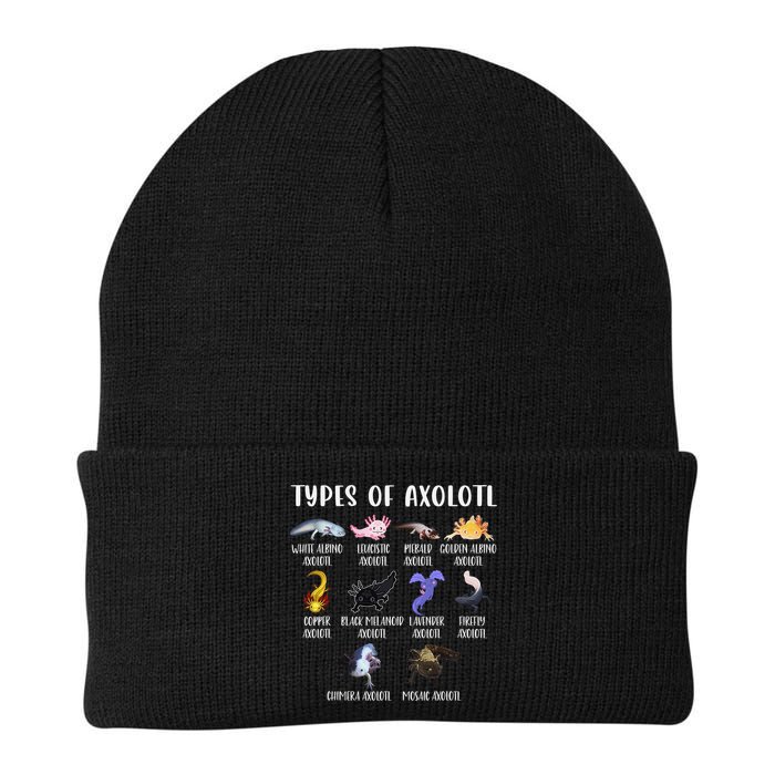 Types of Axolotl Shirt Cute Different Species of Axolotls  Beanie