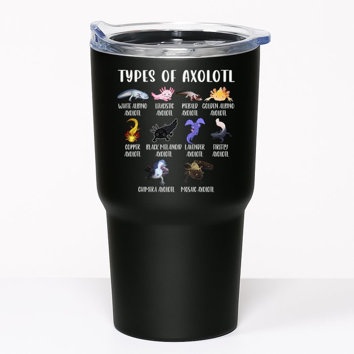 Types of Axolotl Shirt Cute Different Species of Axolotls  Tumbler