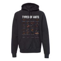 Types Of Ants For Ant Keeper Lovers Premium Hoodie