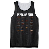 Types Of Ants For Ant Keeper Lovers Mesh Reversible Basketball Jersey Tank