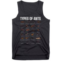 Types Of Ants For Ant Keeper Lovers Tank Top