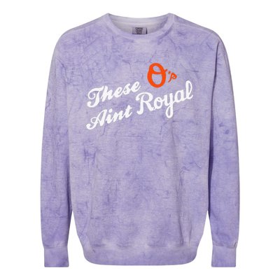 These OS AinT Royal Colorblast Crewneck Sweatshirt