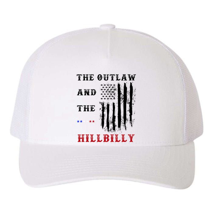 The Outlaw And The Hillbilly Vote Trump For President 2024 Yupoong Adult 5-Panel Trucker Hat