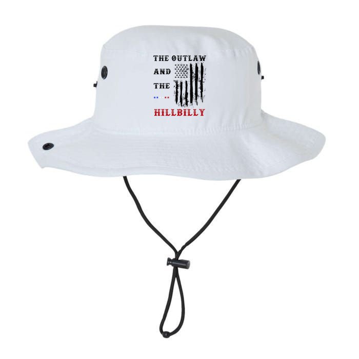 The Outlaw And The Hillbilly Vote Trump For President 2024 Legacy Cool Fit Booney Bucket Hat