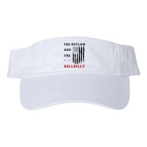 The Outlaw And The Hillbilly Vote Trump For President 2024 Valucap Bio-Washed Visor