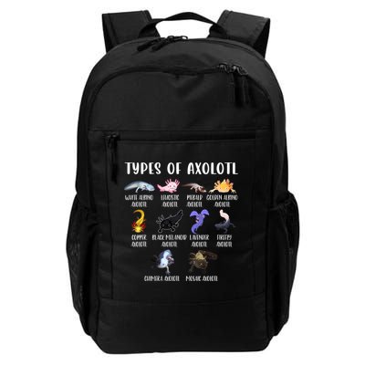 Types Of Axolotl Art Cute Different Species Of Axolotl Backpack