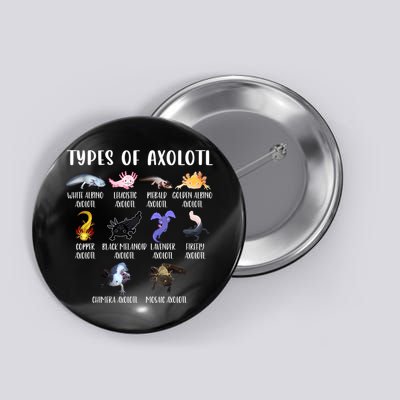 Types Of Axolotl Art Cute Different Species Of Axolotl Button