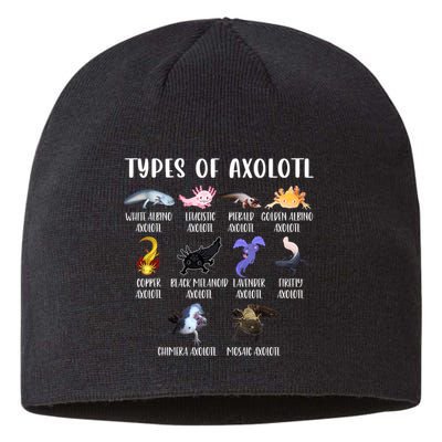 Types Of Axolotl Art Cute Different Species Of Axolotl Sustainable Beanie