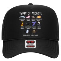 Types Of Axolotl Art Cute Different Species Of Axolotl Trucker Hat