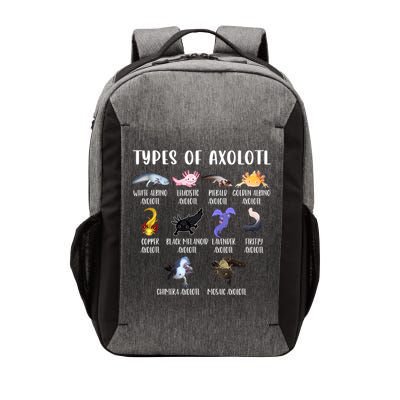 Types Of Axolotl Art Cute Different Species Of Axolotl Vector Backpack