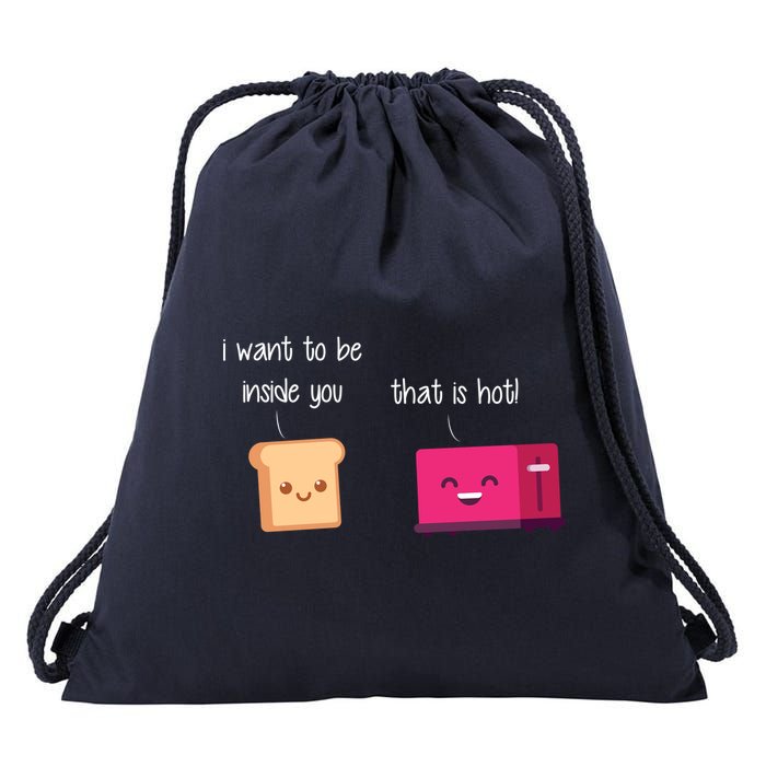 Toast And Toaster Drawstring Bag
