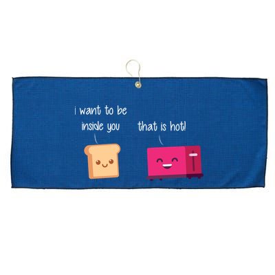 Toast And Toaster Large Microfiber Waffle Golf Towel