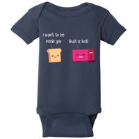 Toast And Toaster Baby Bodysuit