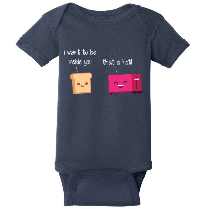 Toast And Toaster Baby Bodysuit