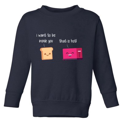 Toast And Toaster Toddler Sweatshirt