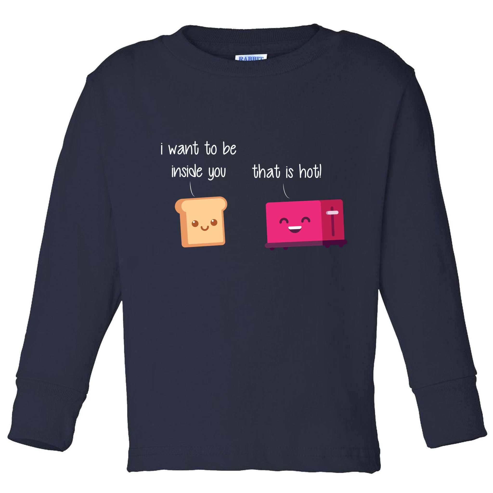 Toast And Toaster Toddler Long Sleeve Shirt