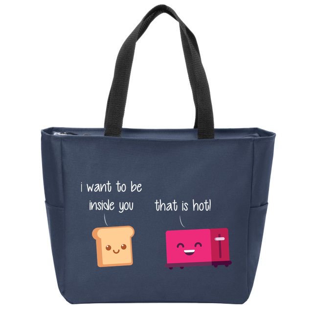 Toast And Toaster Zip Tote Bag