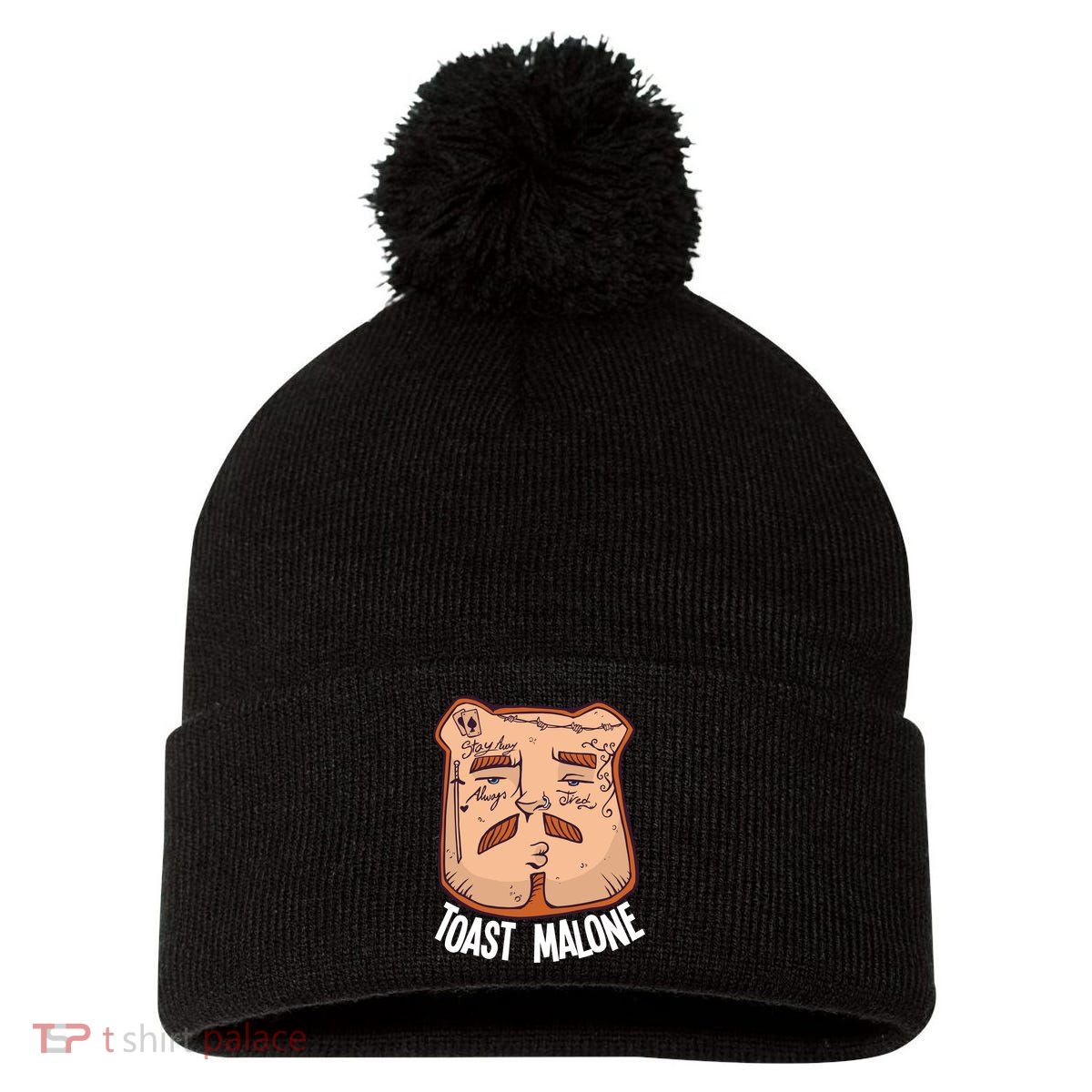 Toast Malone Pom Pom 12in Knit Beanie